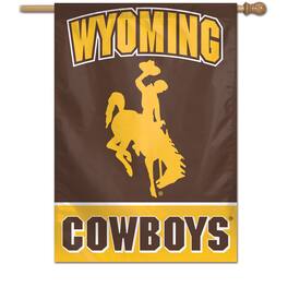 WinCraft - Wyoming Cowboys 28" x 40" Logo Single-Sided Vertical Banner - Multicolor