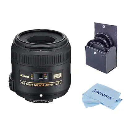 PRODUITS WAX PRO UPOS
1: 10 Nikon ft 11/2 0.4 DX m AF-S Micro NIKKOR 40mm 1:2.8G
Adorama