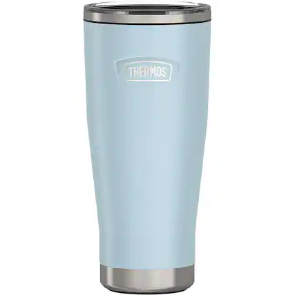Front. Thermos - Thermos 18 oz. Icon Vacuum Insulated Stainless Steel Tumbler - Glacier - Glacier.