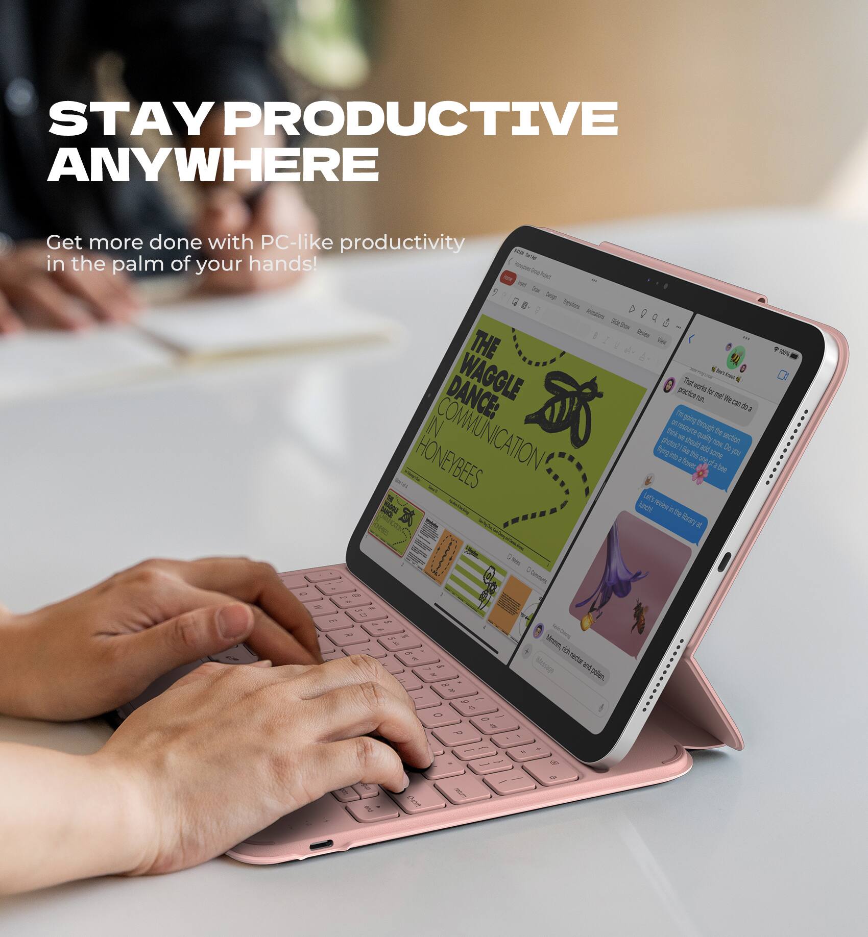 STAY PRODUCTIVE ANYWHERE

Get more done with PC-like productivity in the palm of your hands!

THE WAGGLE DANCE: COMMUNICATION OF HONEYBEES