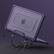 Alt View 17. SaharaCase - Raider ProArmor Case for Apple MacBook Pro 16'' M4 (2024) and M3 (2023) Laptops - Purple Orchid.