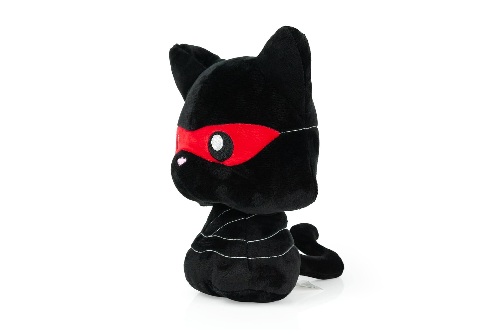 Alt View 10. Tentacle Kitty - Tentacle Kitty 2nd Edition Ninja Kitty Plush Collectible | Measures 8 Inches Tall - Black.