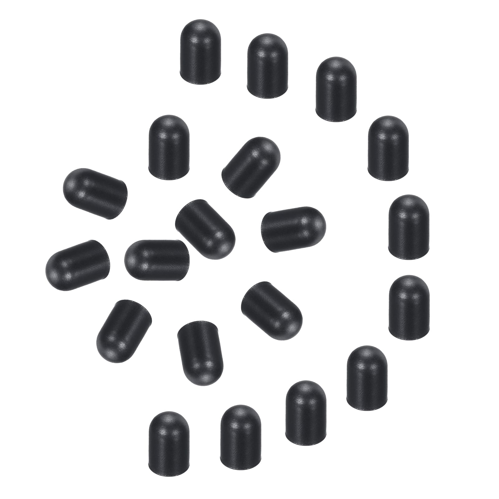 Unique Bargains - 40pcs 4.5mm Capacitive Stylus Pen Replacement Tips, Soft Silicone Rubber for Precise Touch Control on Tablets/Phones - Black