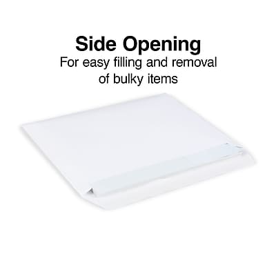 Side Opening  
For easy filling and removal of bulky items