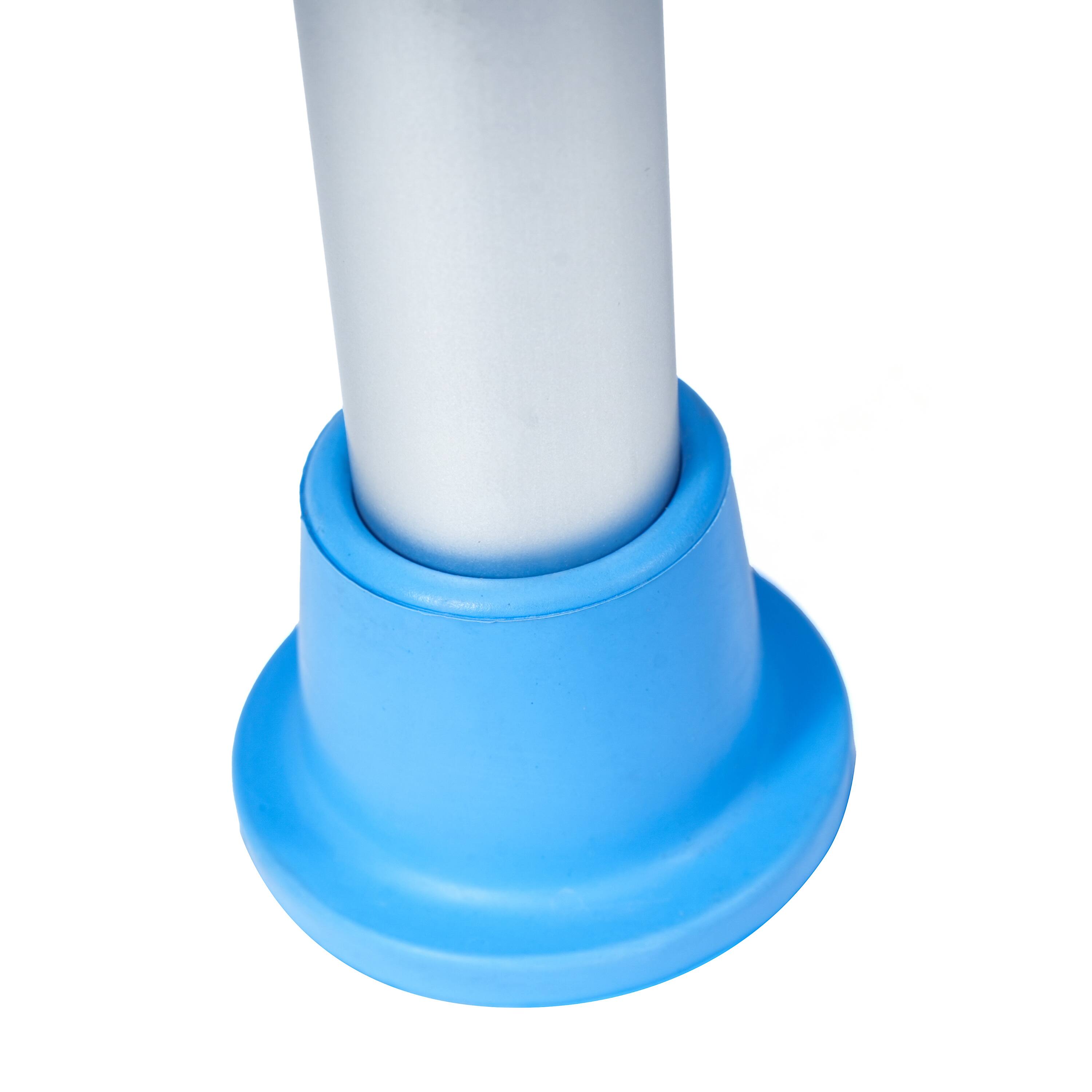 Alt View 10. Emma + Oliver - Tool-Free 300 Lb. Capacity, Adjustable Bath & Shower Stool - Blue.