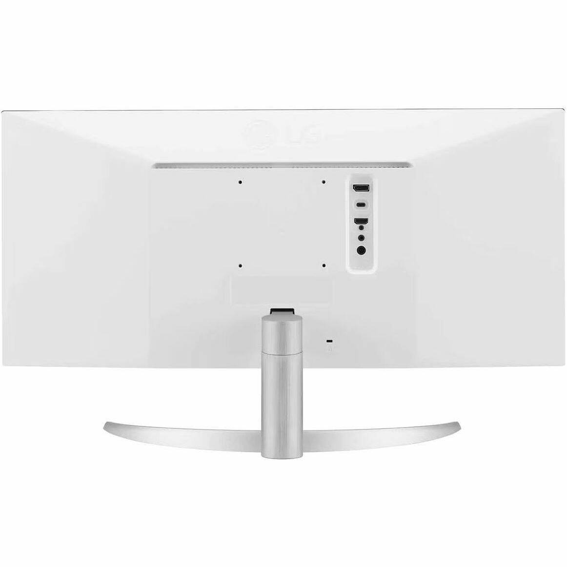 Alt View 2. LG - LG 29BQ650-W 29" Class UW-FHD LCD Monitor - 21:9 - Textured Black, Textured White - 29" Viewable - In-plane Switching - Textured White.