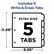 Includes 5 Write & Erase Tabs
EXTRA WIDE
5 TABS
11.25"
9.25"