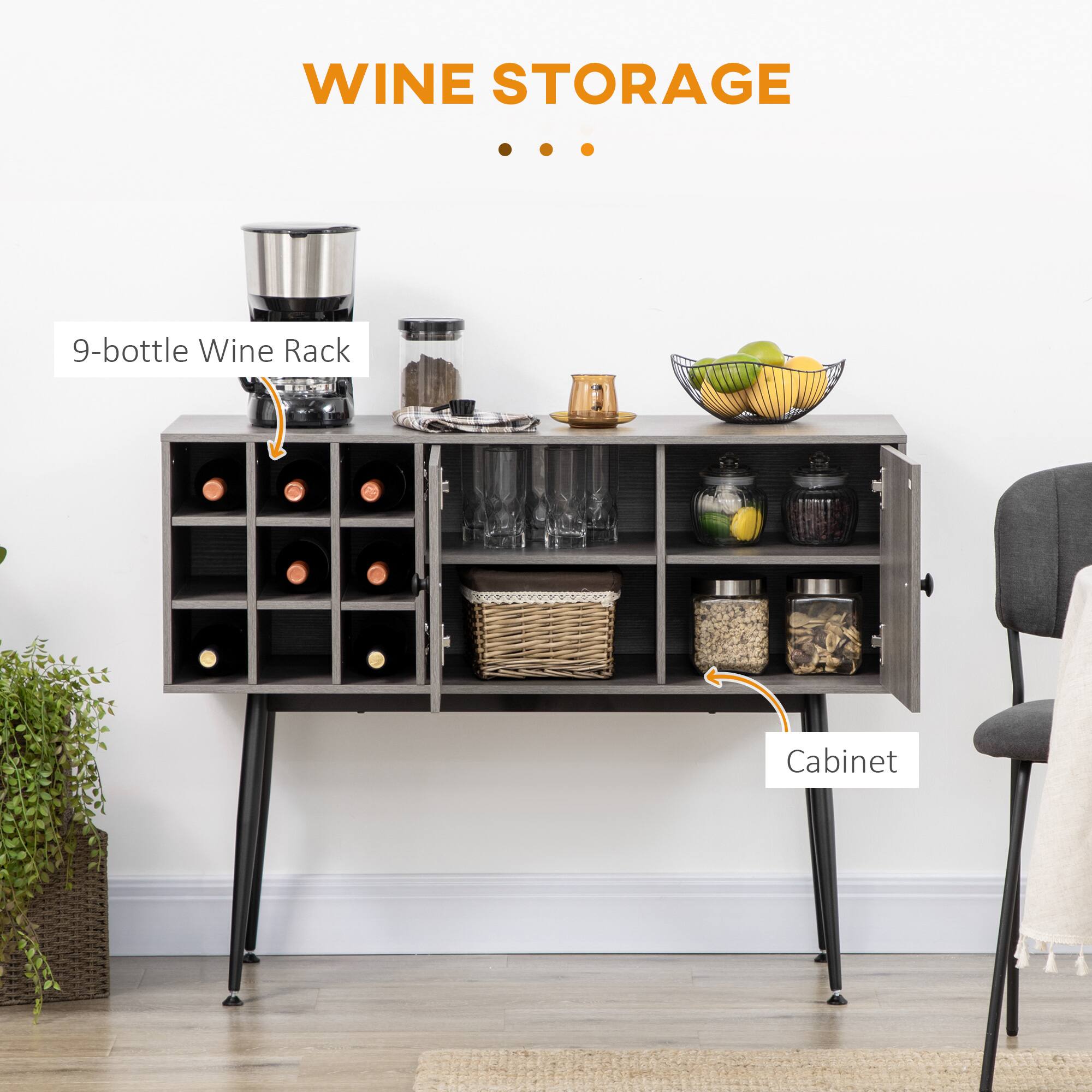 WINE STORAGE

9-bottle Wine Rack

Cabinet