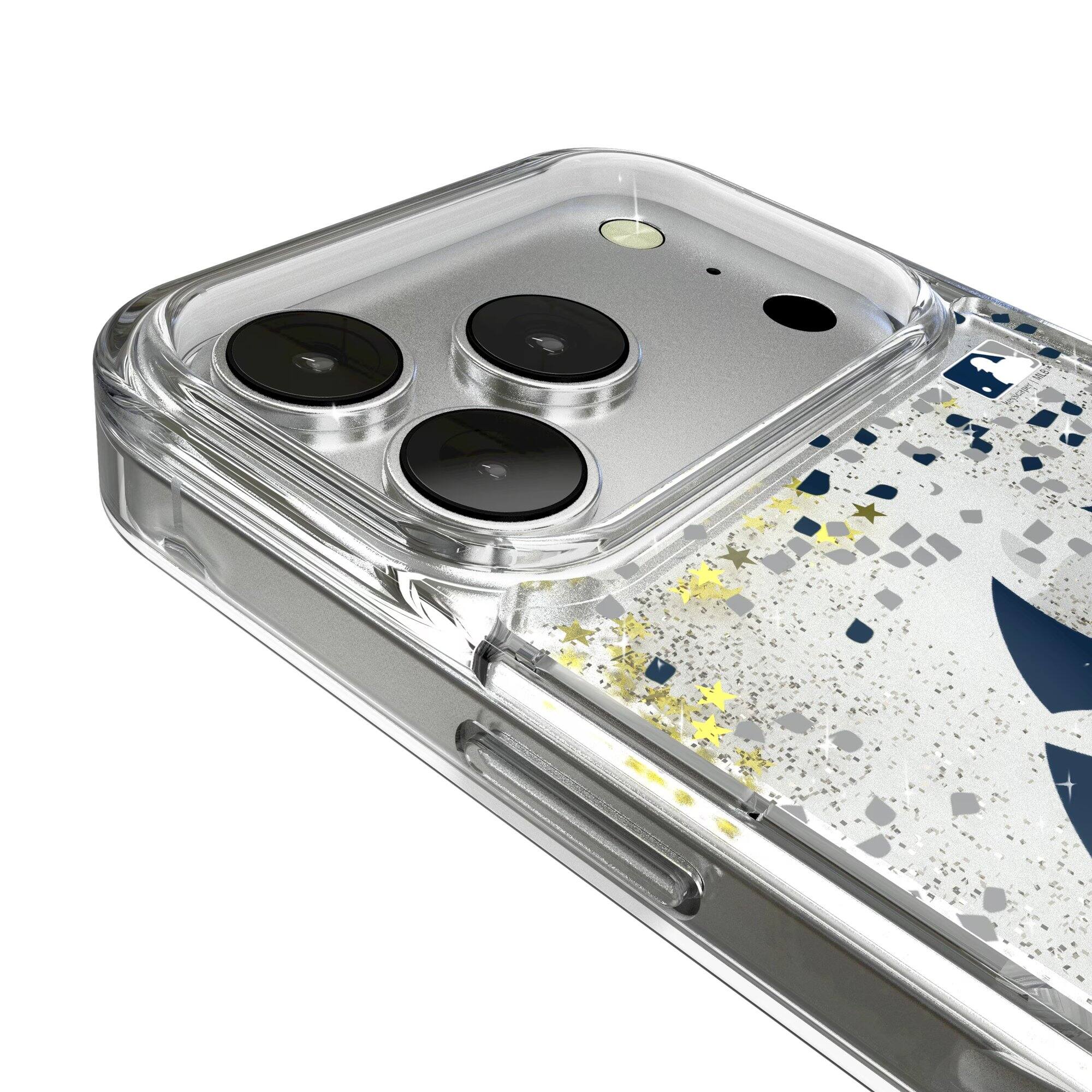 Alt View 2. Keyscaper - New York Yankees Glitter Confetti iPhone Case - 13 - Multicolor.