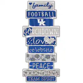 Fan Creations - Kentucky Wildcats 5'' x 24'' Celebrations Stack Sign - Multicolor