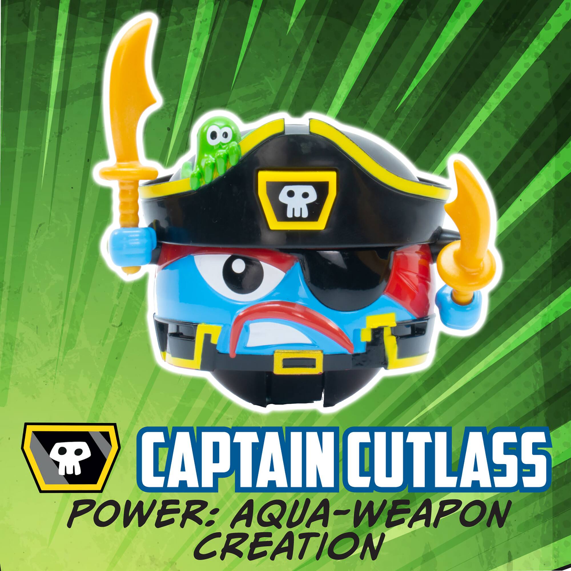 CAPTAIN CUTLASS POWER: AQUA-WEAPON CREATION