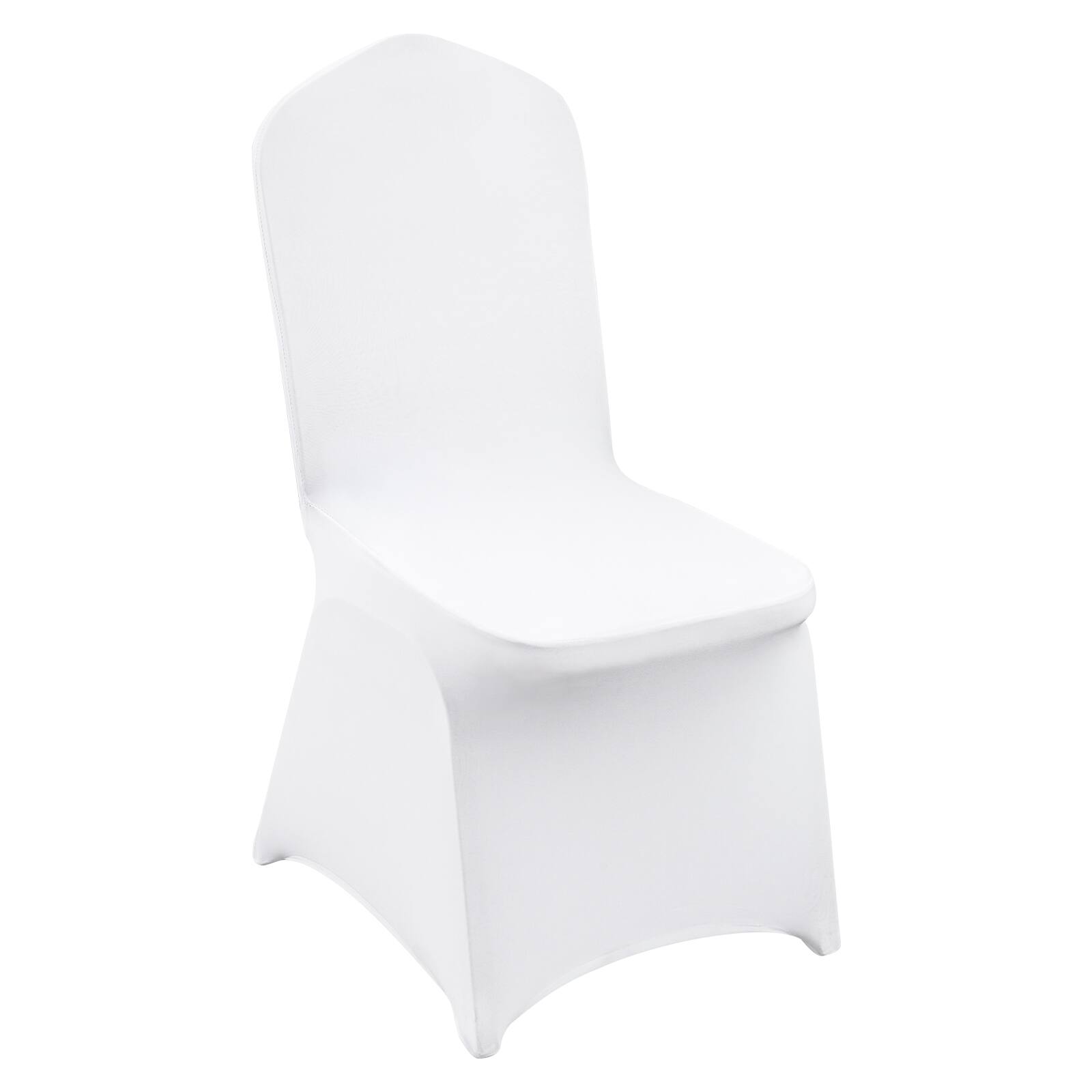 VEVOR - Stretch Spandex Folding Chair Covers, Universal Fitted Chair Cover, Removable Washable Protective Slipcovers, for Party - White