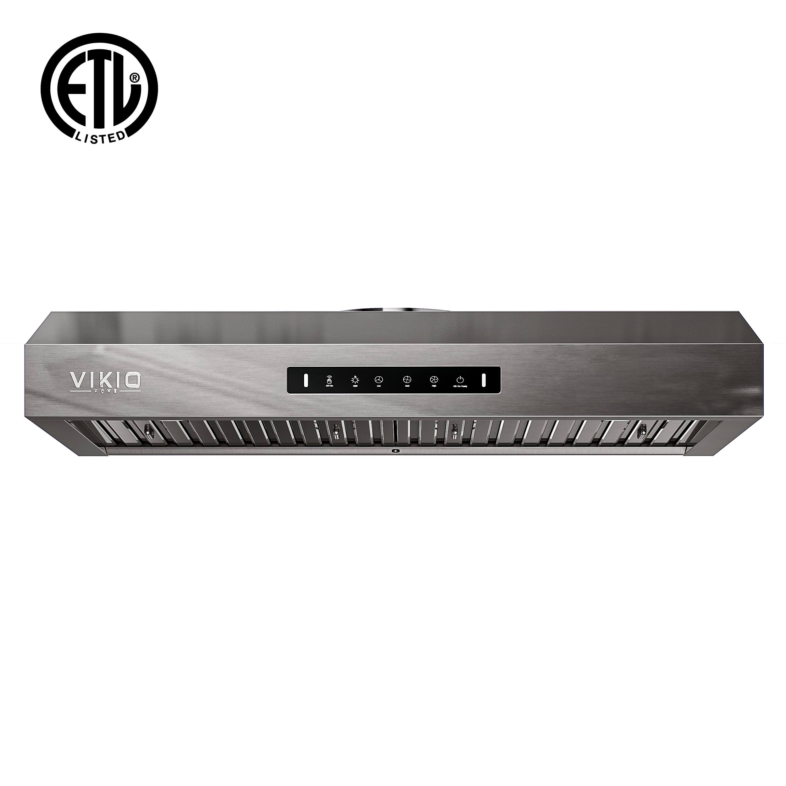 VIKIO - 30 inches - Convertible - Under cabinet Range Hood - Stainless Steel
