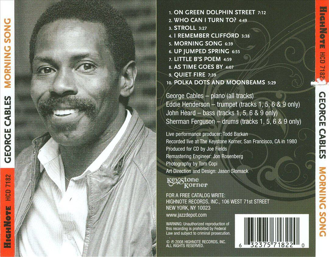 Back. Morning Song [CD].