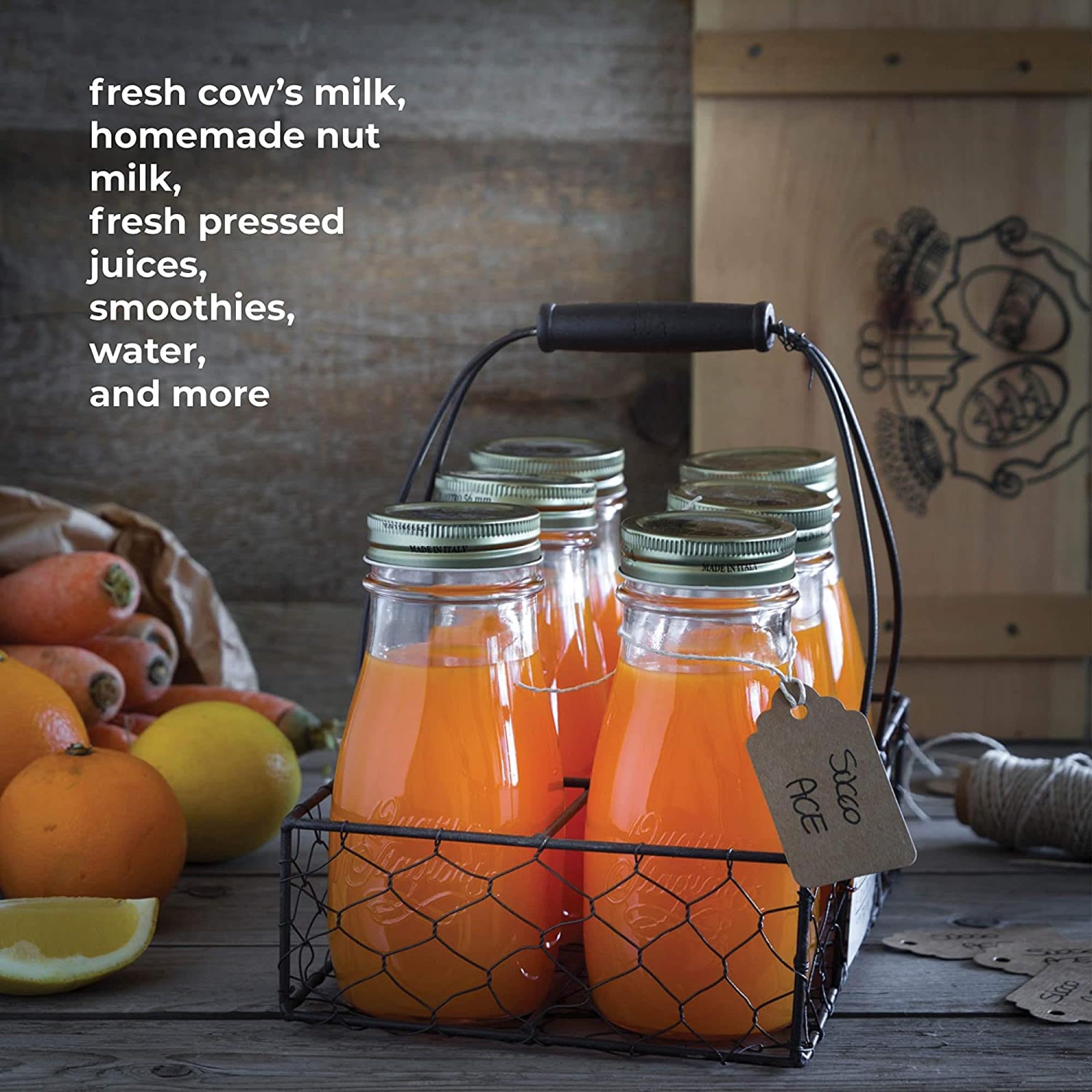 fresh cow's milk, homemade nut milk, fresh pressed juices, smoothies, water, and more

ACE Socco Soo