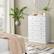 Alt View 7. Winado - Modern 6 Drawer Dresser Tall Dresser Chest of Drawers Anti-Tipping Device Metal Handle for Bedroom Living Room Hallway - White.
