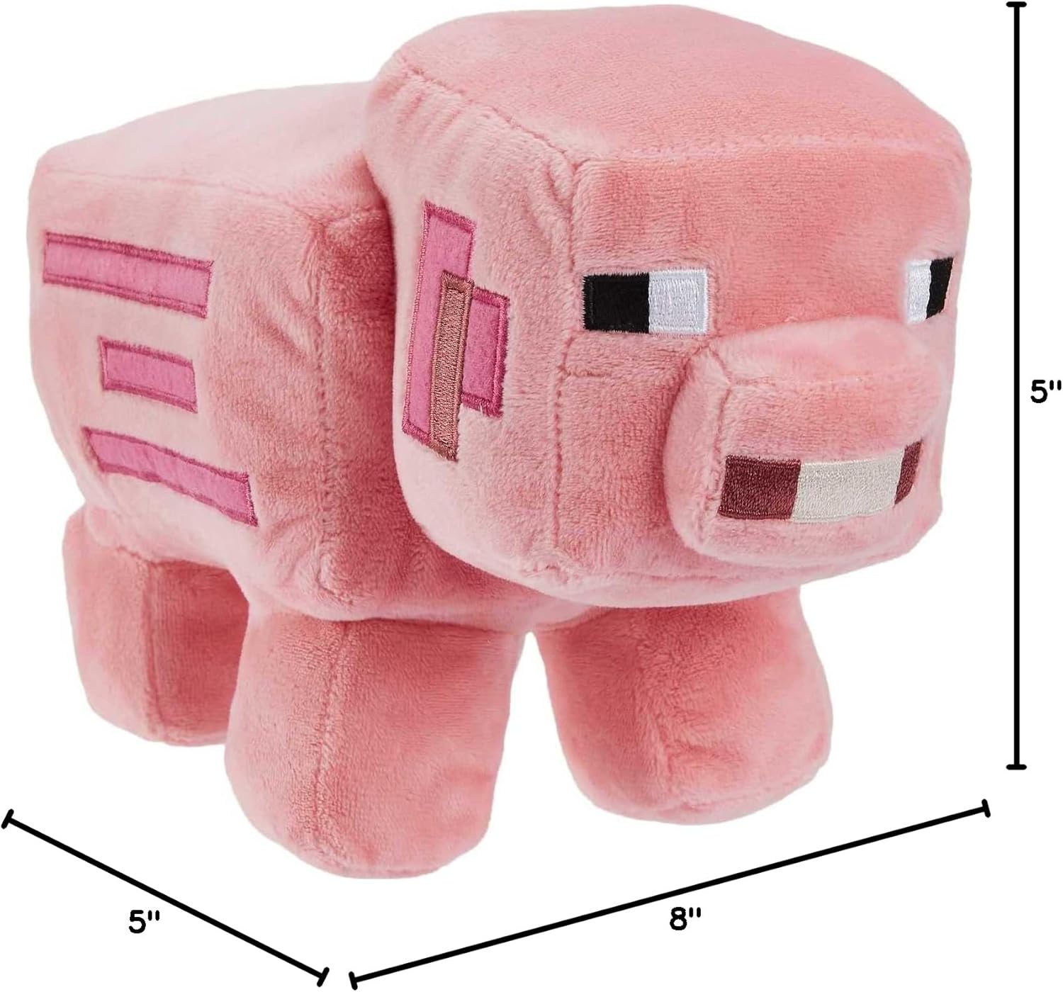 Alt View 3. Mattel - Minecraft Plush Character Doll Collectible Toy - Pink.