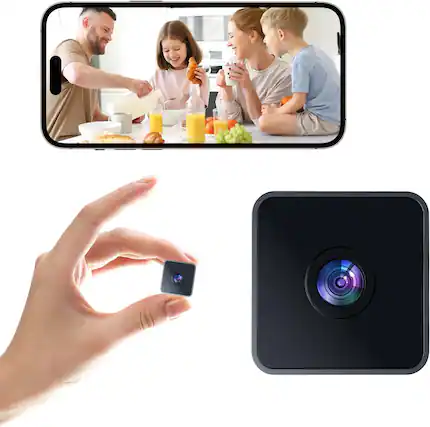 Front. Cluzine - 2K Hidden Nanny Camera,Indoor WiFi Wireless Home Cam for Pet/Baby, HD Surveillance with Motion Detection & Night Vision.