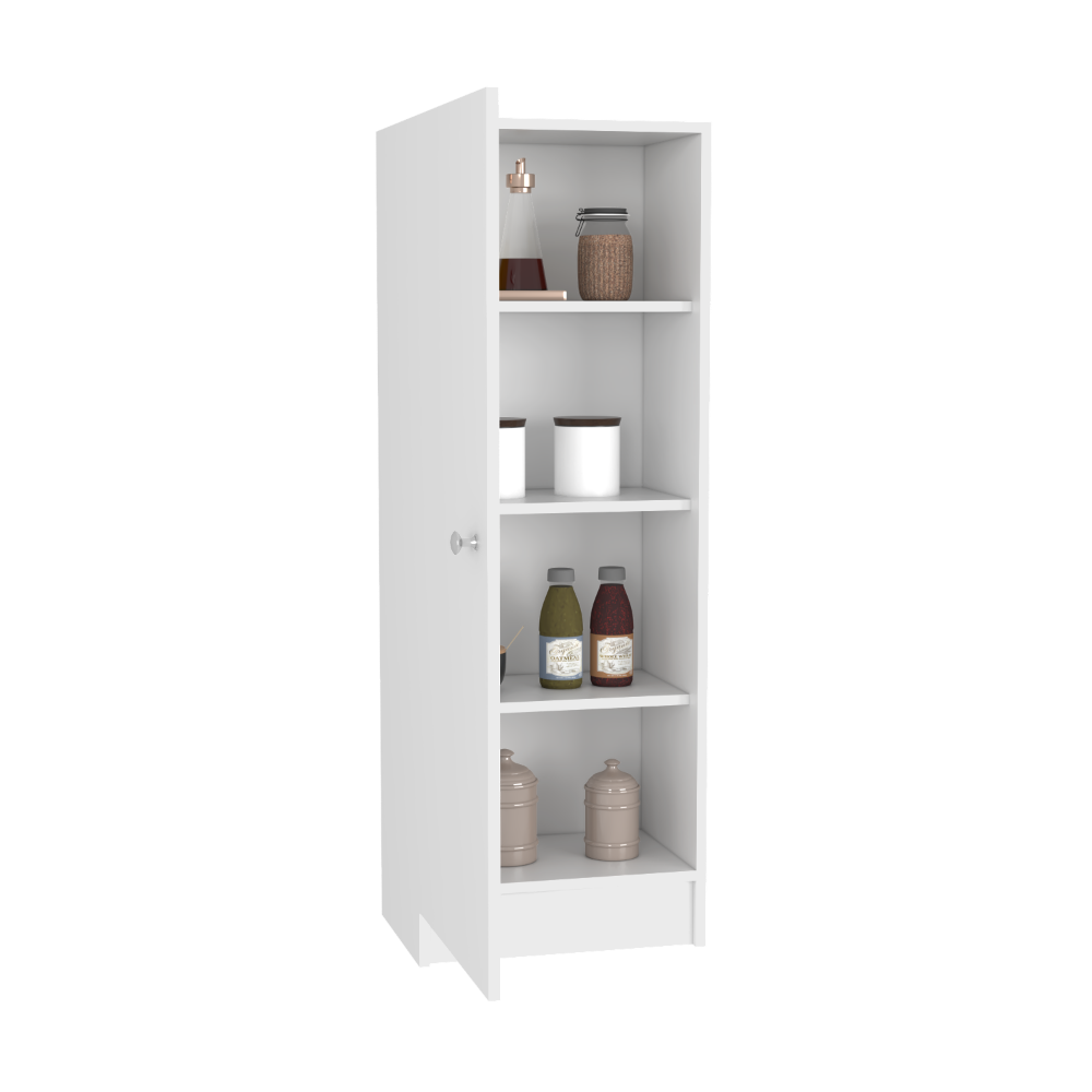 Back. Treevol Furniture - Pantry Miami - White.