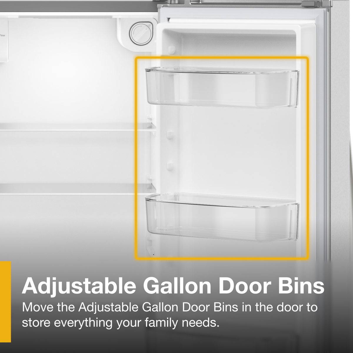 Alt View 9. Whirlpool - 21 Cu. Ft. Side-by-Side Counter-Depth Refrigerator with TruCool System - Fingerprint-Resistant Stainless Finish.