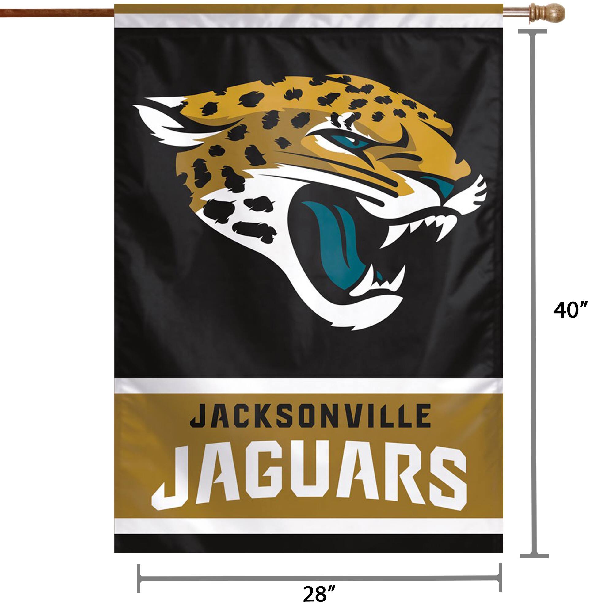 40" JACKSONVILLE JAGUARS 28"
