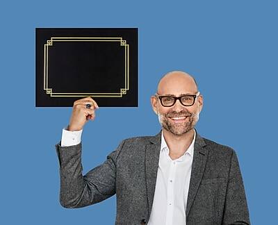 Alt View 3. Great Papers - Great Papers Certificate Holders, 12", Black, 3/Pack (938603) - Black.