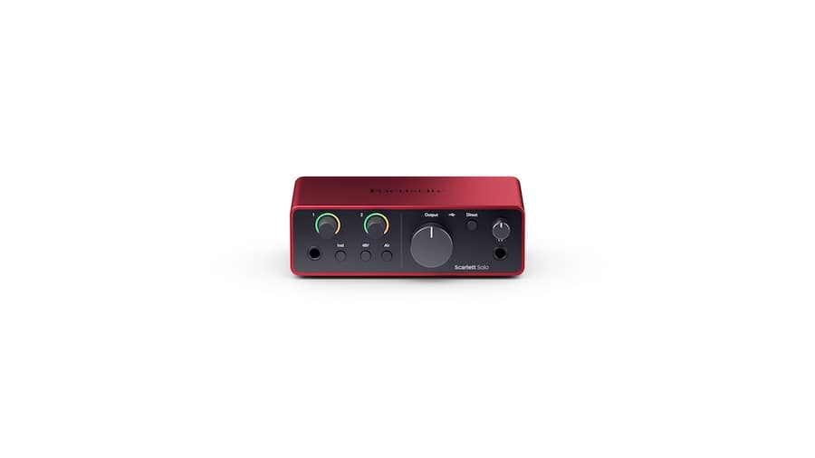Focusrite Scarlett Solo Studio 4th Generation Audio Interface Red Focusrite Scarlett Solo Studio 4th Generation Audio Interface Red