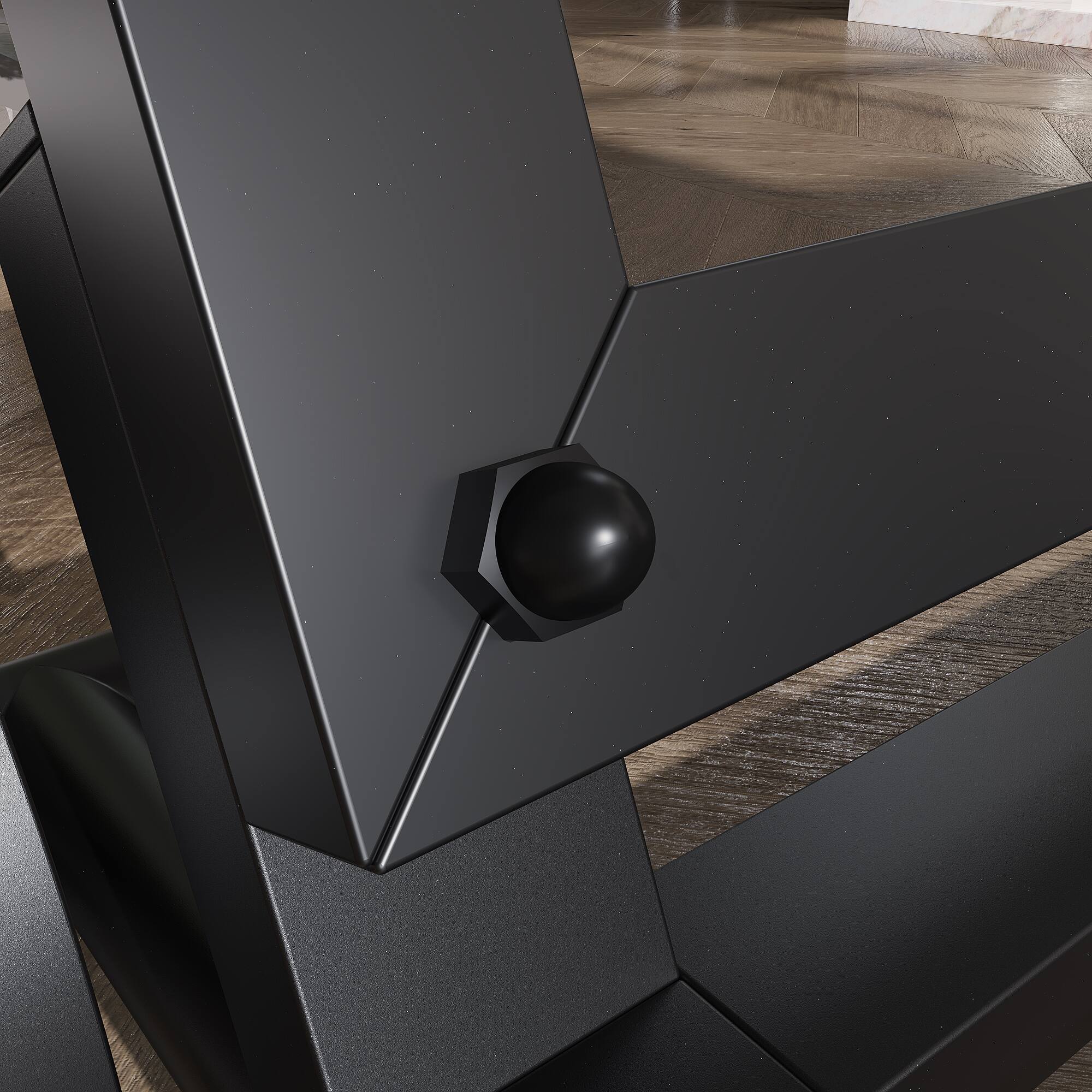 Alt View 7. Famapy - Heavy-Duty Firewood Rack with Wheels – 150 lbs Capacity, Indoor Outdoor Metal Log Holder Cart for Fireplace Storage - Black.