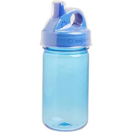 Front. Nalgene - Nalgene Kid's Sustain 12 oz. Grip-N-Gulp Sippy Cup - Blue - Blue.