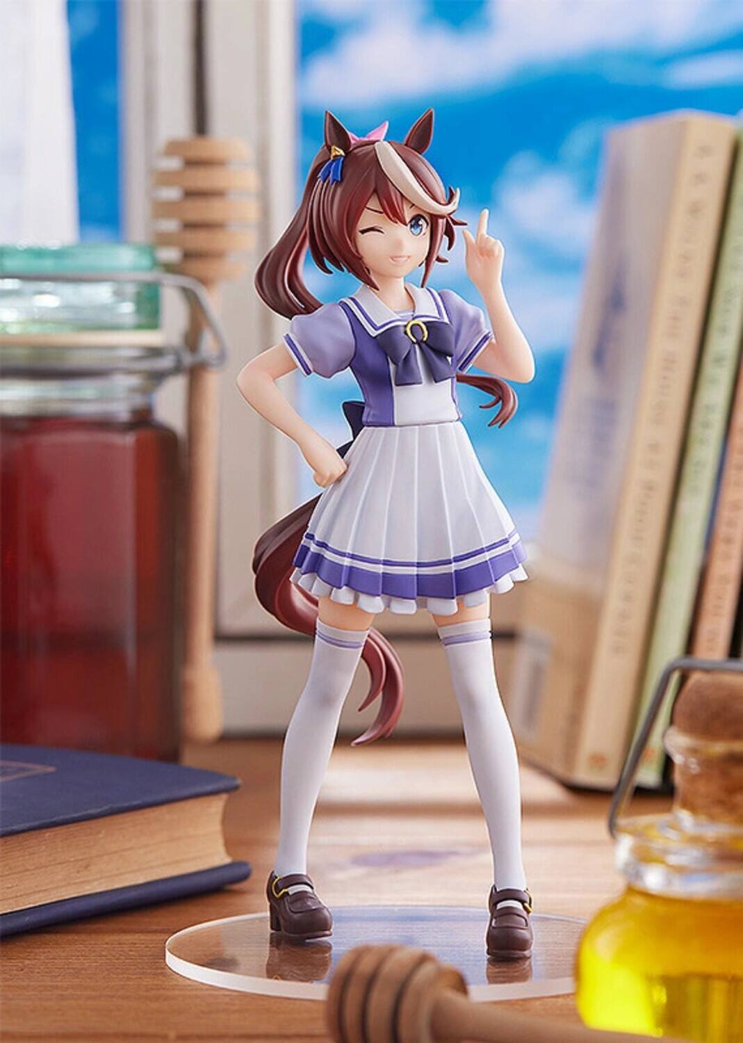 Alt View 4. Good Smile Company - Good Smile Company - Uma Musume: Pretty Derby - Pop Up Parade - Tokai Teio PVC Figure   - Collectibles - Multicolor.