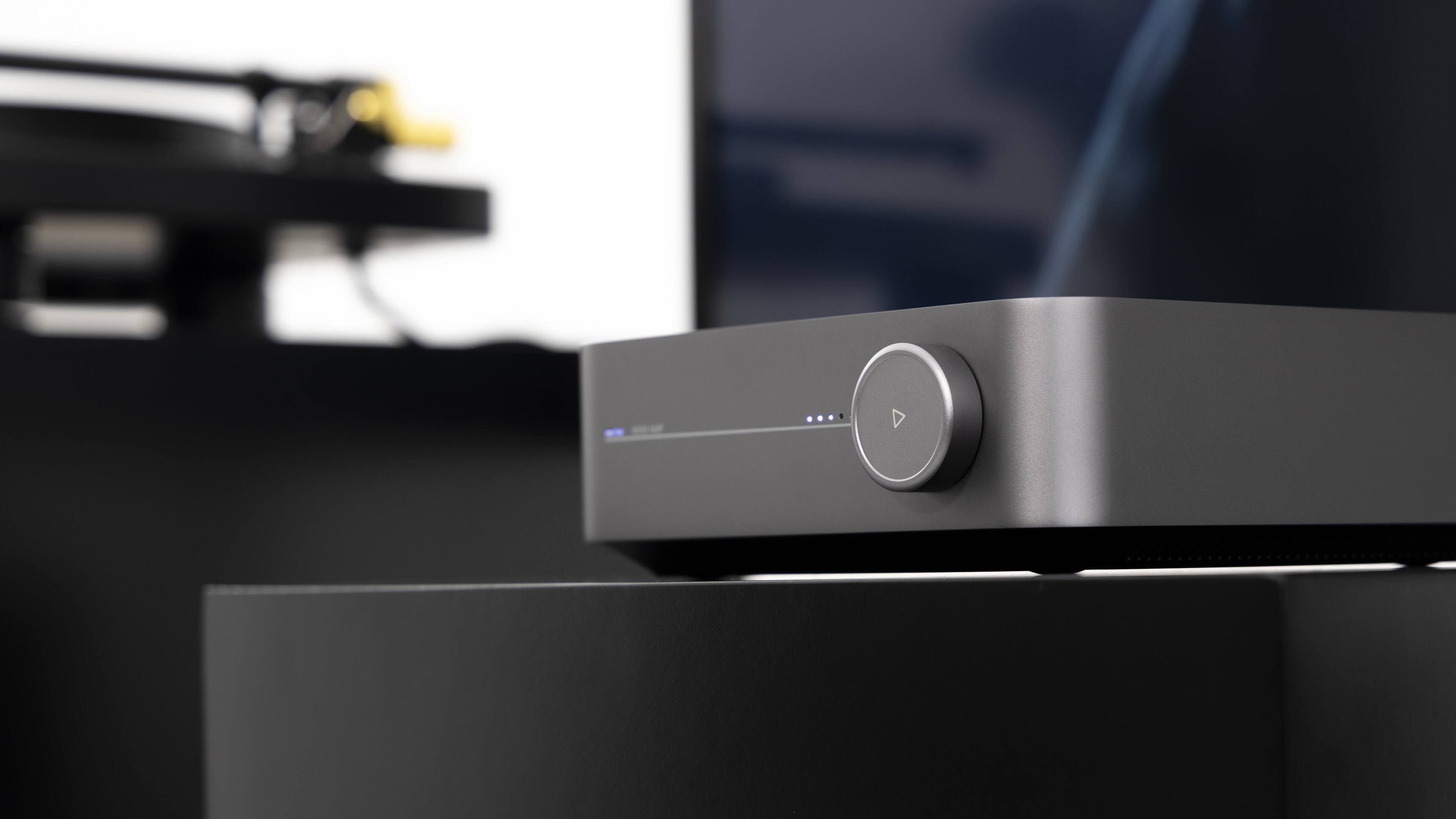 Alt View 8. WiiM - Amp Multiroom Streaming Amplifier - Class D, 60W x 2 (8 Ohms), 120W x 2 (4 Ohms) - Space Grey.