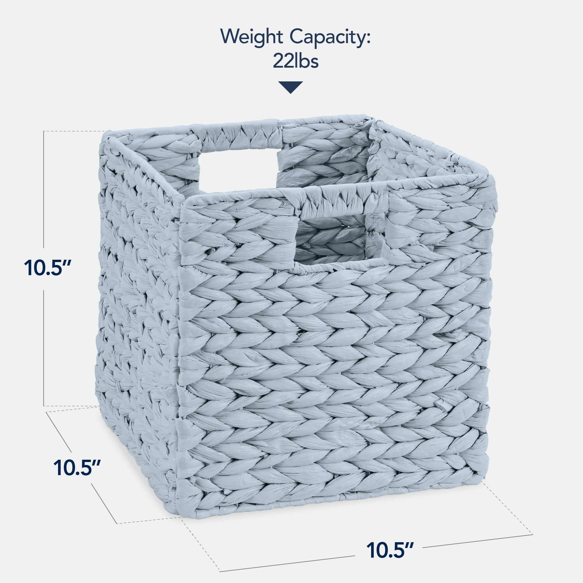 Weight Capacity: 22 lbs  
Dimensions: 10.5" x 10.5" x 10.5"
