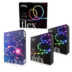 twinkly 7 ft flex
twinkly 100 candies
twinkly 400 dots