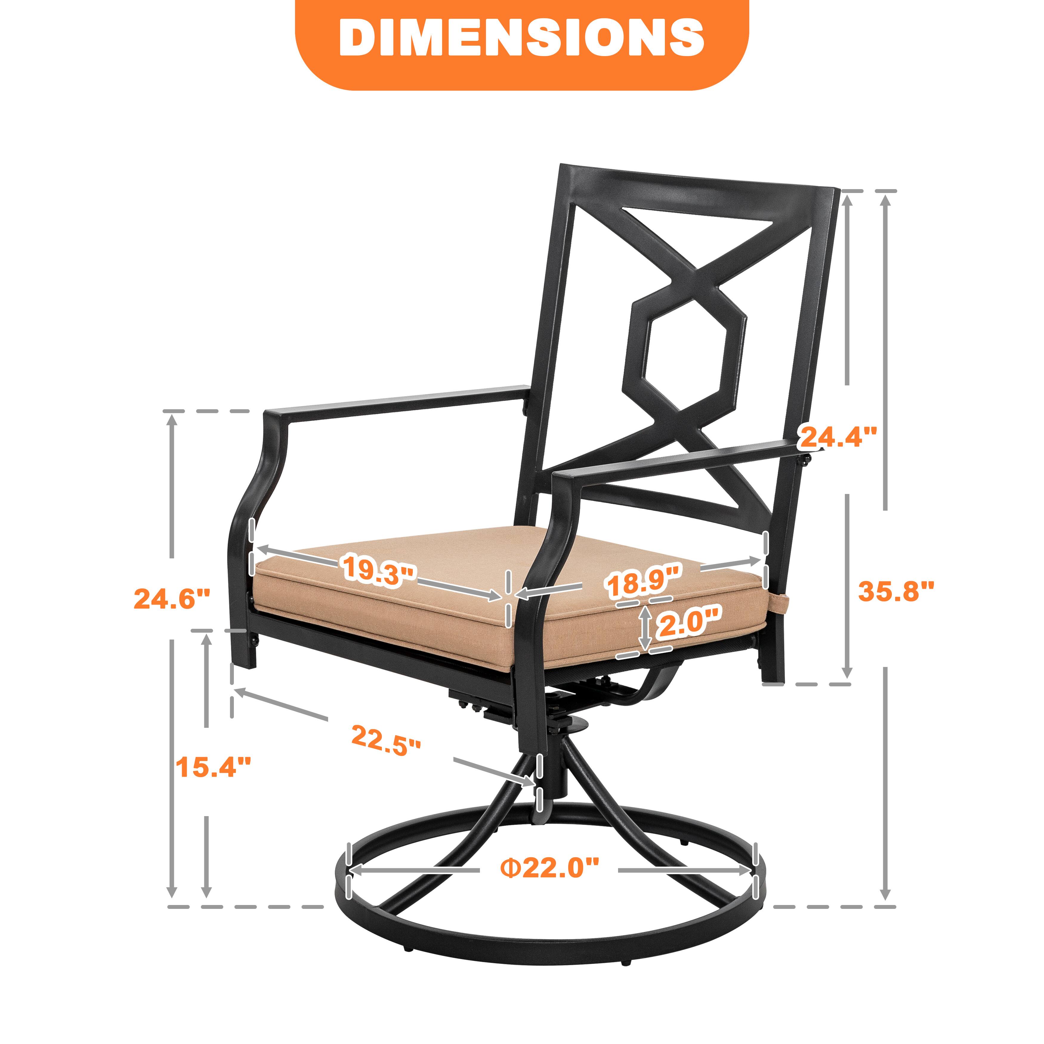 DIMENSIONS  
24.4"  
24.6"  
19.3"  
18.9"  
2.0"  
35.8"  
15.4"  
22.5"  
22.0"