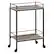 Angle. Camden&Wells - Barnes Bar Cart - Antiqued Gray Oak.