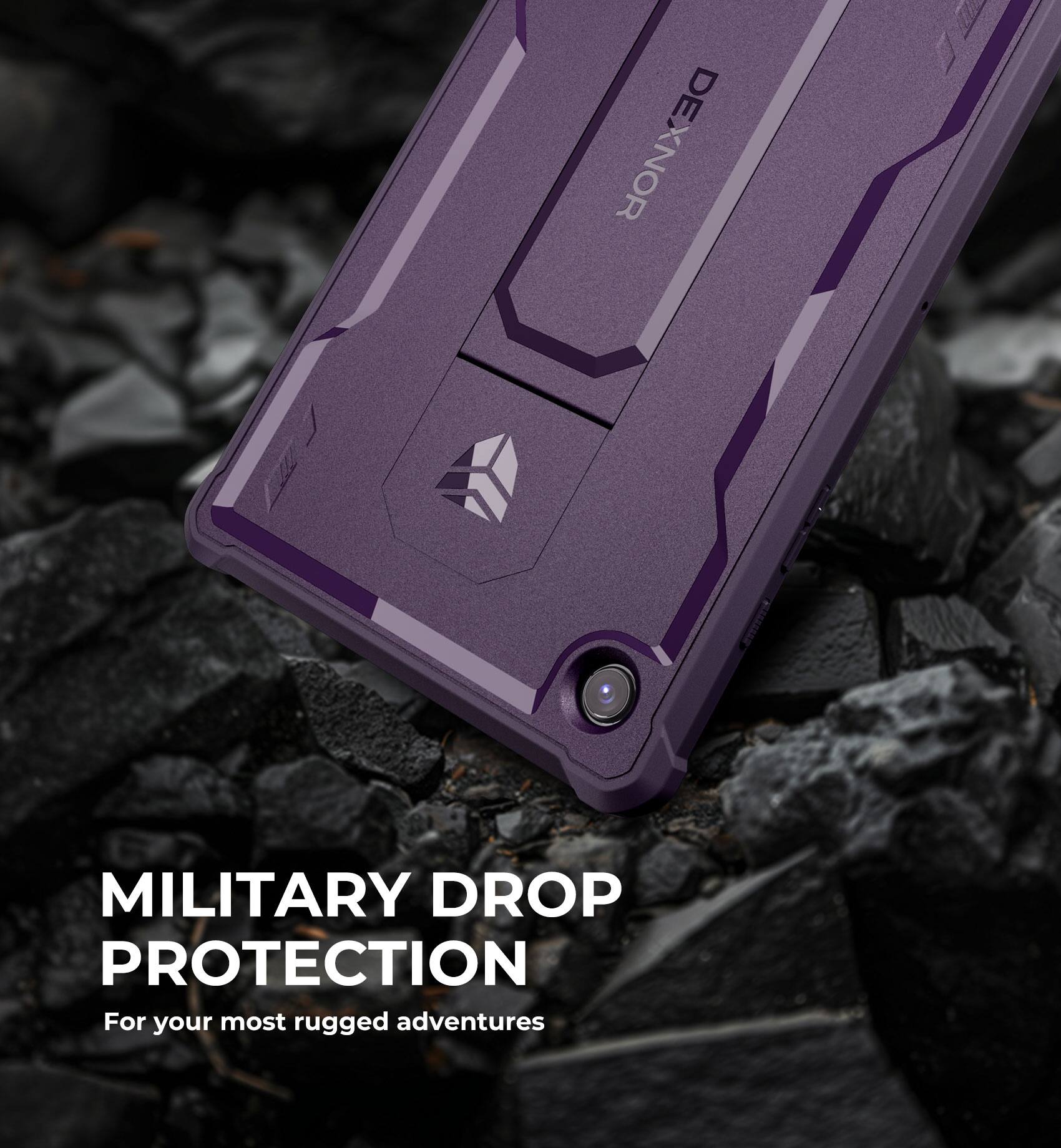 DEXNOR | MILITARY DROP PROTECTION  
For your most rugged adventures