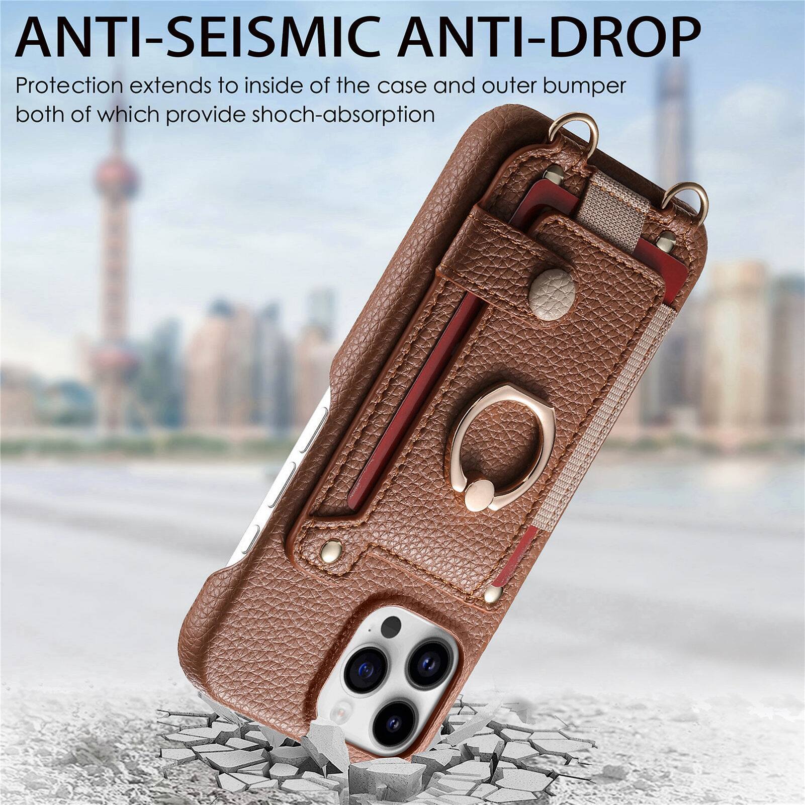 ANTI-SEISMIC ANTI-DROP  
Protection extends to inside of the case and outer bumper both of which provide shock-absorption