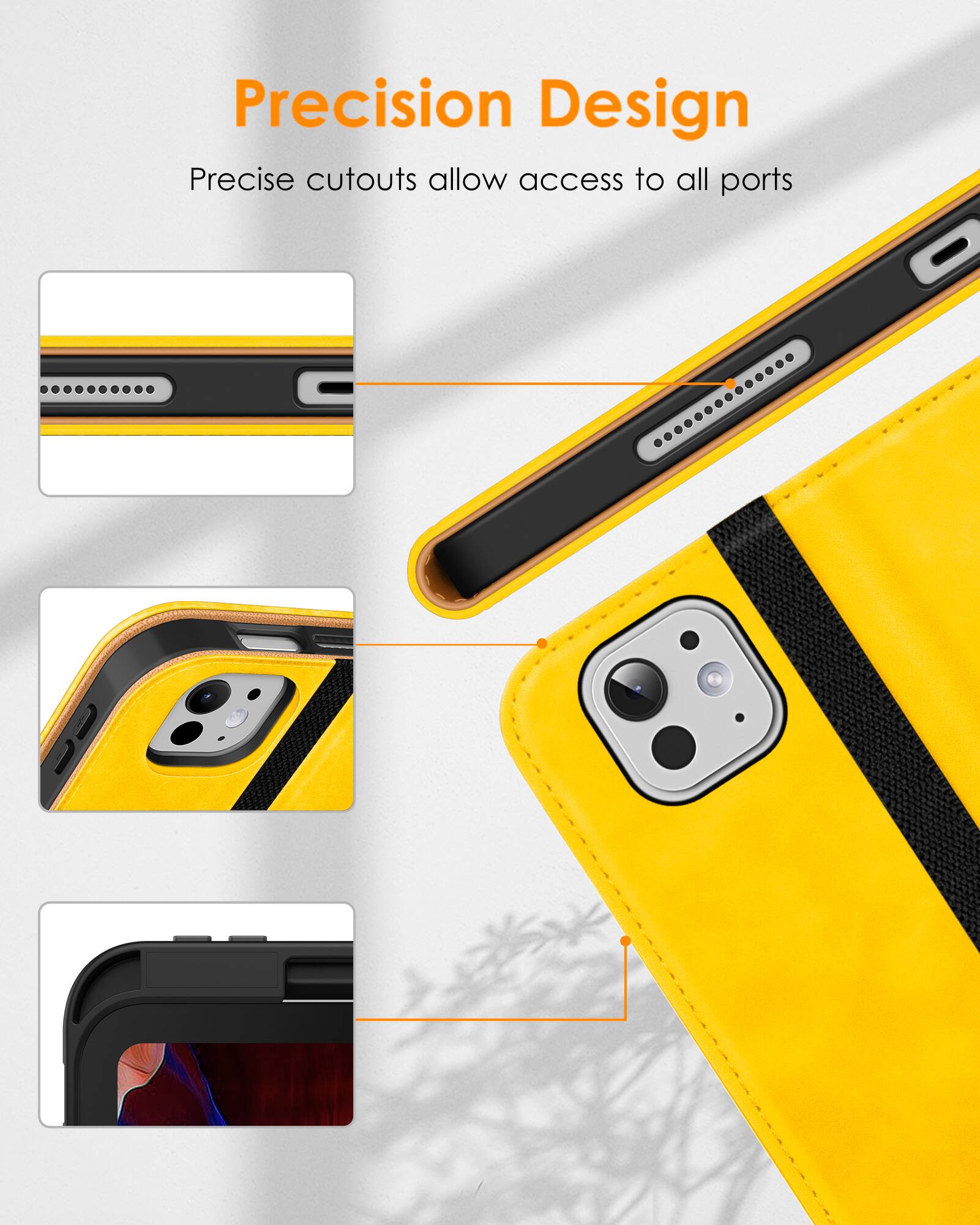 Precision Design  
Precise cutouts allow access to all ports