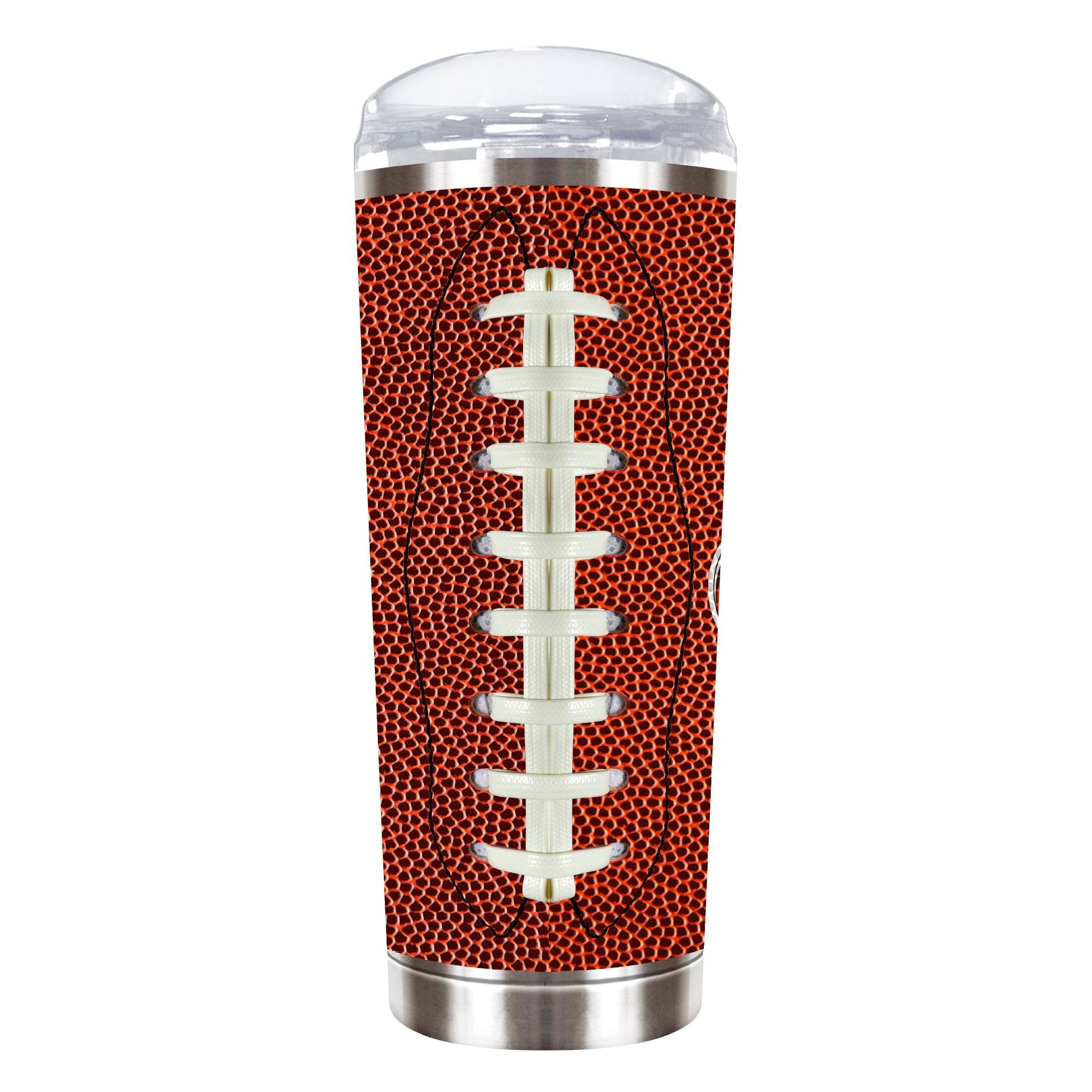 Alt View 2. Great American Products - Cleveland Browns 18oz. Roadie Game Ball Tumbler - Brown.