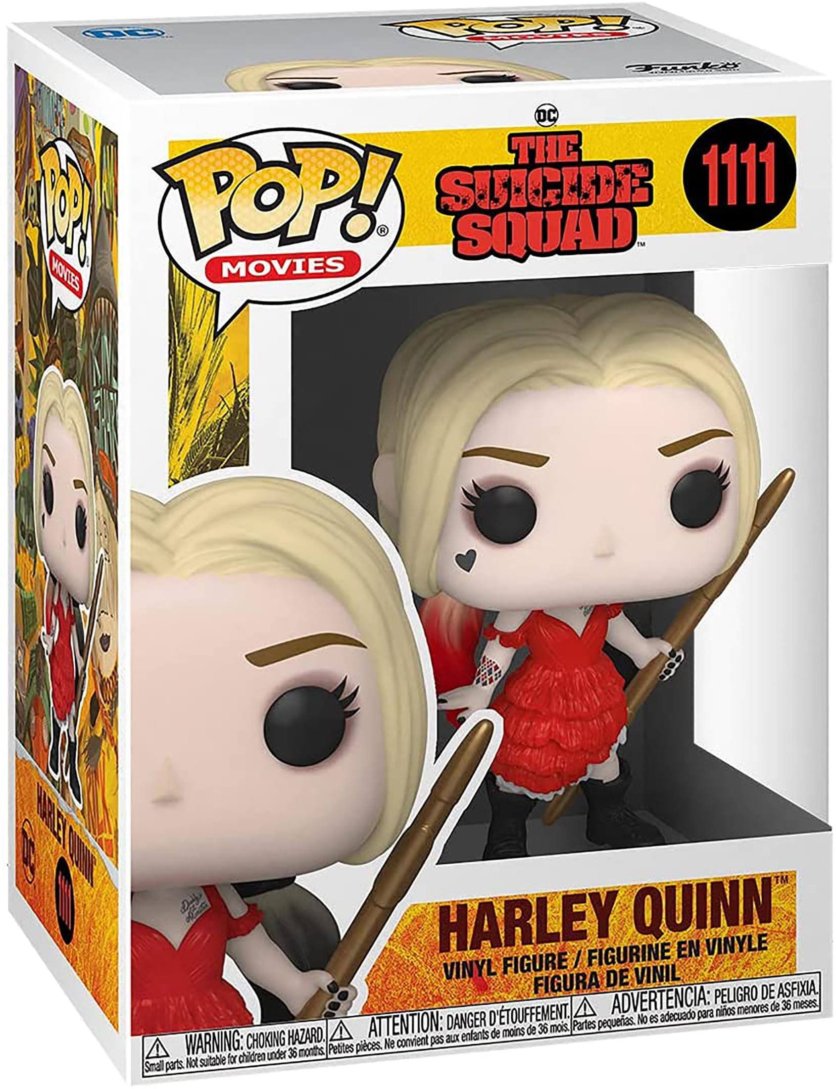 U0 PP F DC THE A POP! SQUAD 1111 MOVIES MALE D K QUINN HARLEY FIGURINE EN VINYLE FIGURE / VINYL DE VINIL FIGURA DE VINIL PELIGRO DE ASFIXIA, D'TOUFFEMENT. ADVERTENCIA: para nios menores de 36 meses. DANGER pequerias. No es adecuado HAZARD. ATTENTION: aux entants de moins de 36 mois. Partes WARNING: CHOKING Petites pieces. Ne convient pas chidren under 36 2trom Not sutable for Smal parts