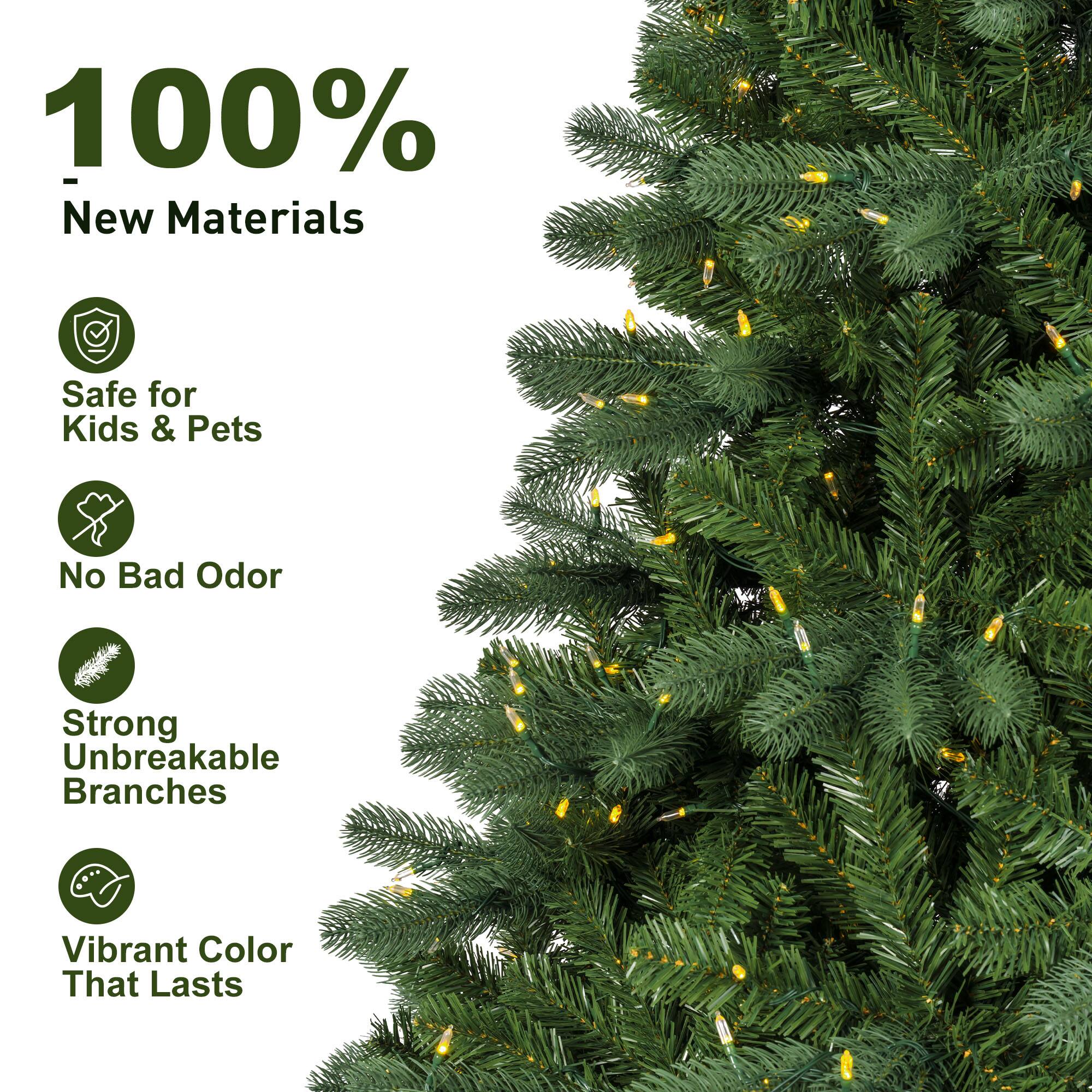 100% - New Materials
Safe for Kids & Pets
No Bad Odor
Strong Unbreakable Branches
Vibrant Color That Lasts