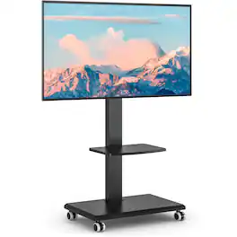 Rfiver - Suitable for 32 to 65 inch mobile TV stands - Black