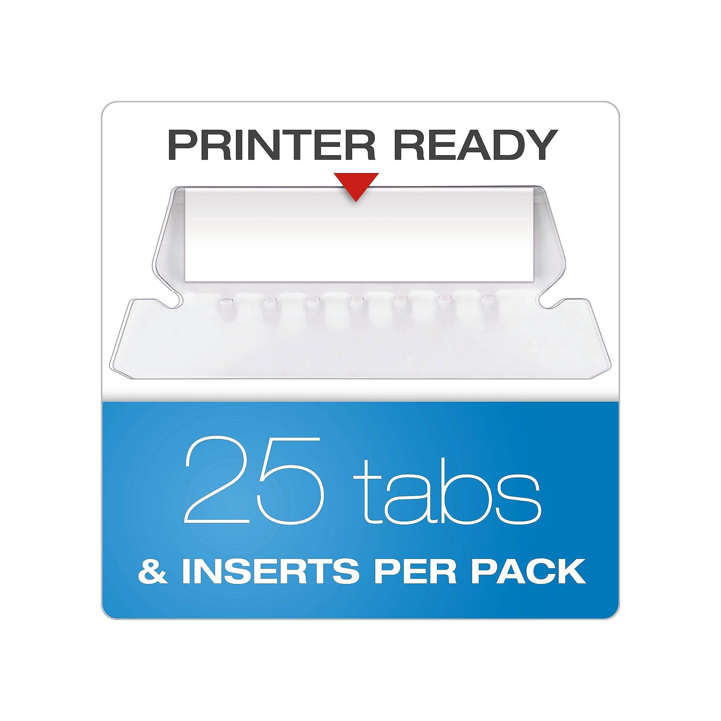 Pendaflex Reinforced Hanging File Folders, 1/5 Tab, Letter Size, 25/Box ...