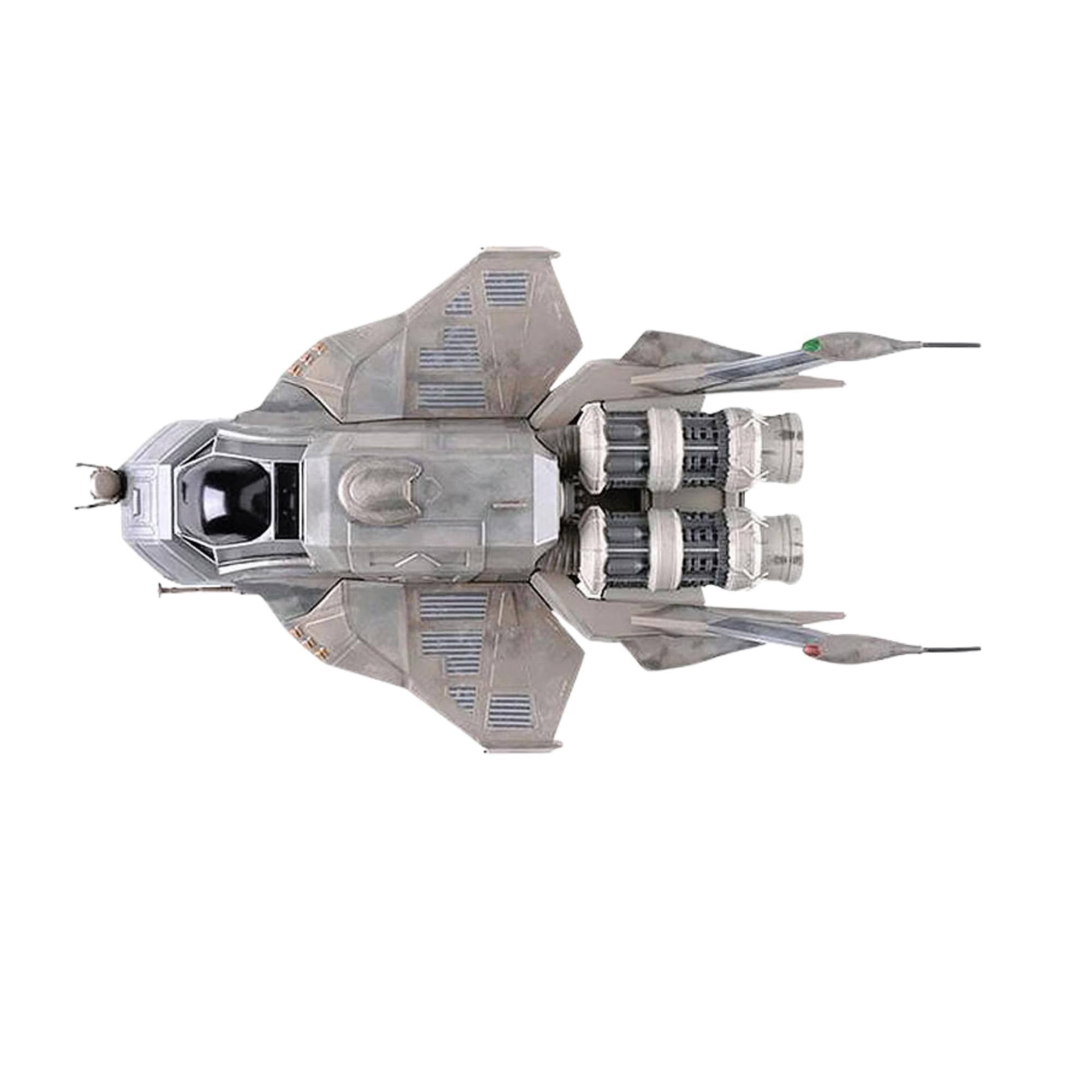 Alt View 5. Eaglemoss - Eaglemoss Battlestar Galactica Ship Replica | Raptor Boomer Decal - Gray.