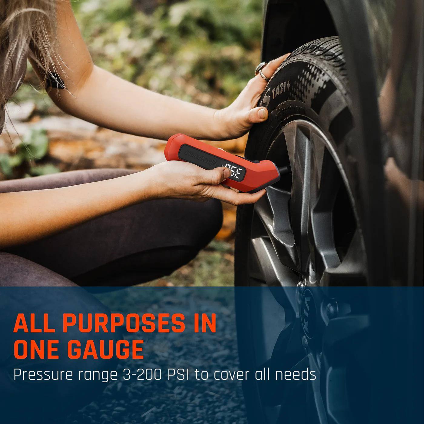 TA314 GEC DC ALL PURPOSES IN ONE GAUGE  
Pressure range 3-200 PSI to cover all needs