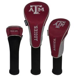 Team Effort - Texas A&M Aggies Driver Fairway Hybrid Set of Three Headcovers - Multicolor