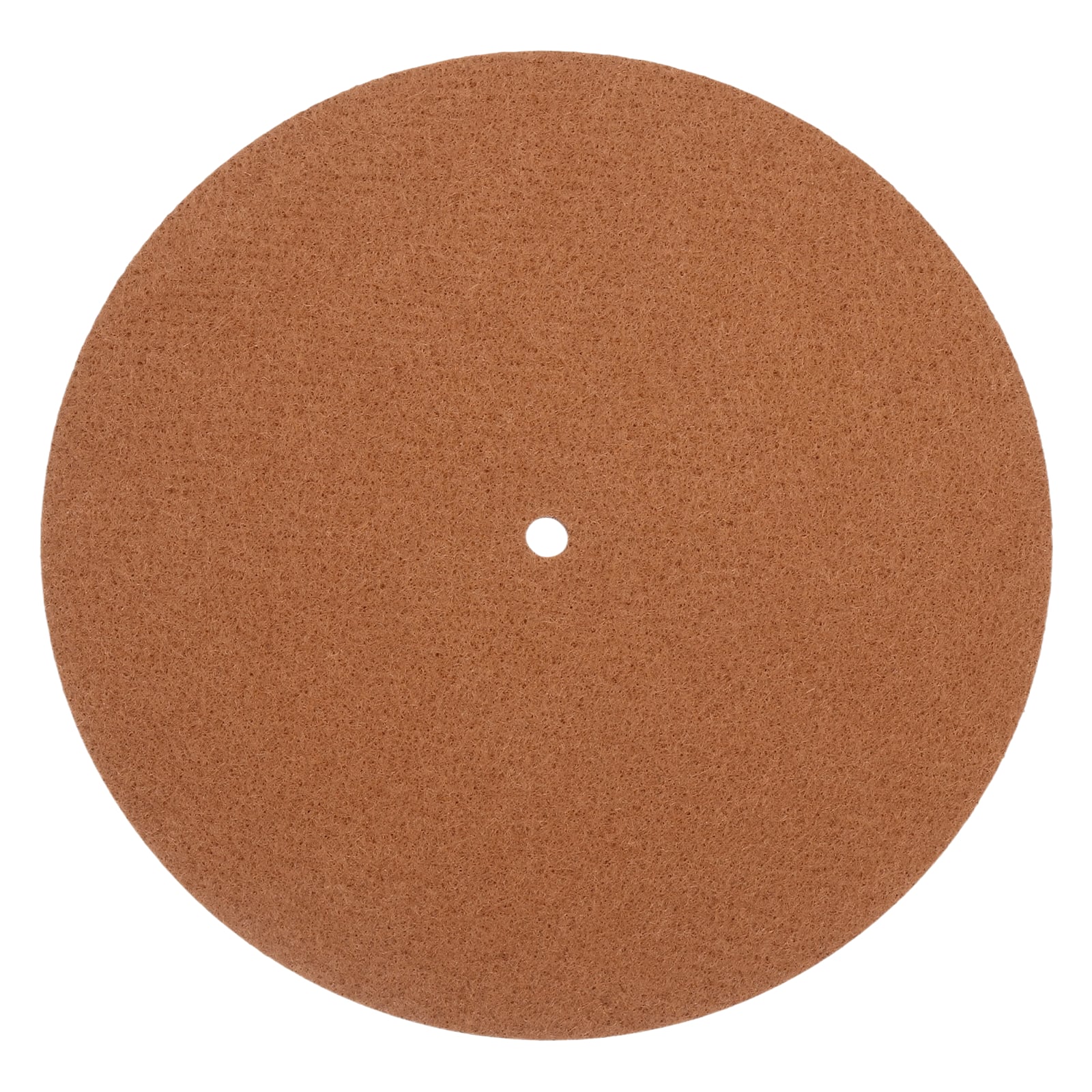 Unique Bargains - Record Player Mat, 7 Inch Turntable Mat 3mm Felt Pad for Vinyl Record Player - Brown