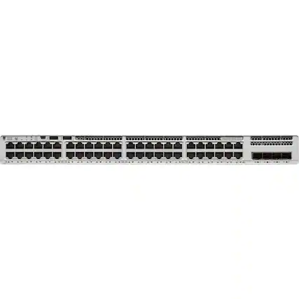 Front. Cisco Consumer Products - Cisco Catalyst 9200 C9200L-48P-4X Layer 3 Switch - 48 Ports - Manageable - Gigabit Ethernet, 10 Gigabit Ethernet - Unknown.