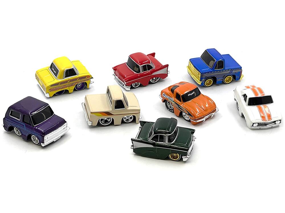 Left. Car Tuned - Mainline 2025 Series 3 Set of 8 Pieces Diecast Model Cars by CarTuned - Multi.