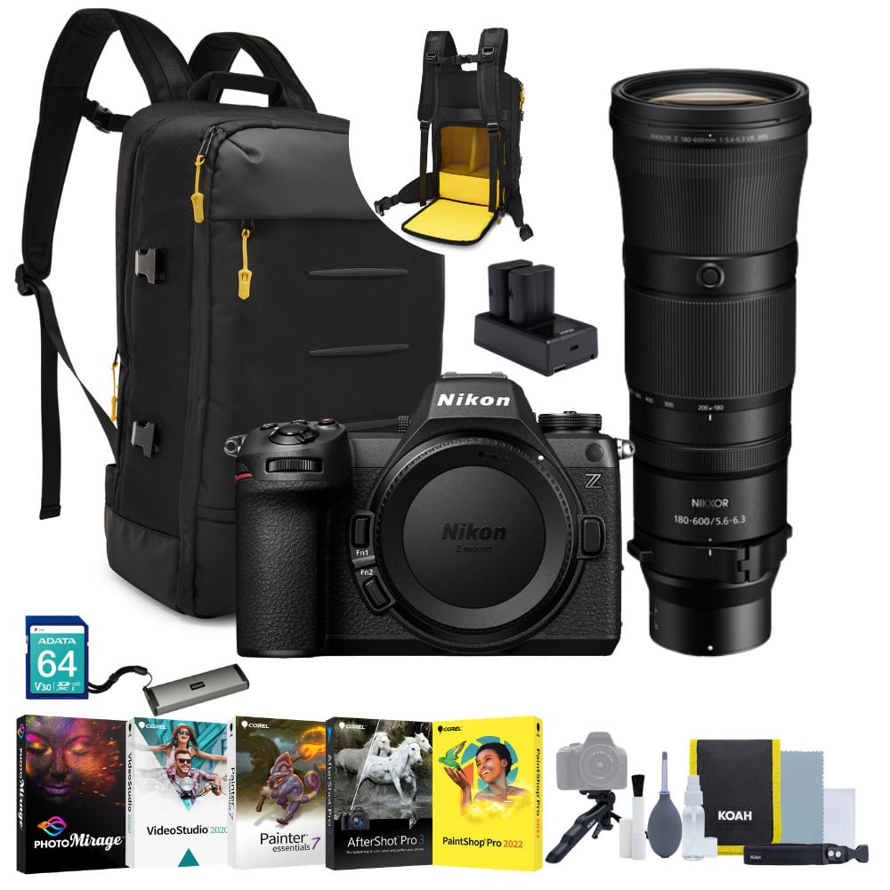 Nikon - Z8 Mirrorless Camera with 180-600mm f/5.6-6.3 Lens Kit and Accs Bundle price history on PriceWatchPro